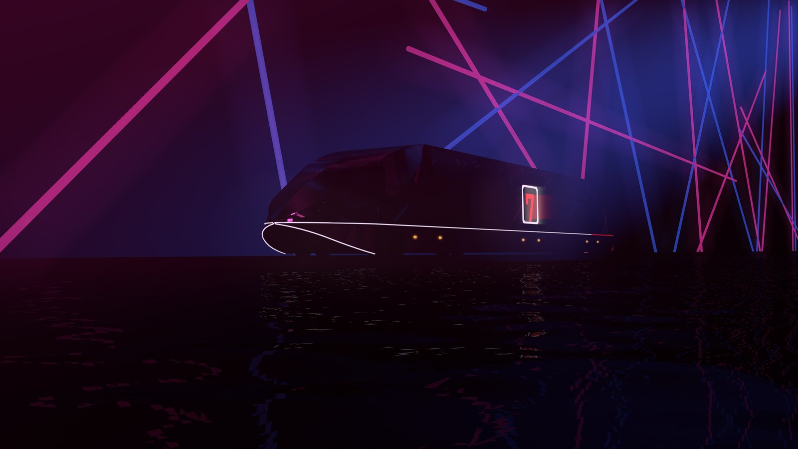 C4D — трамвайчик